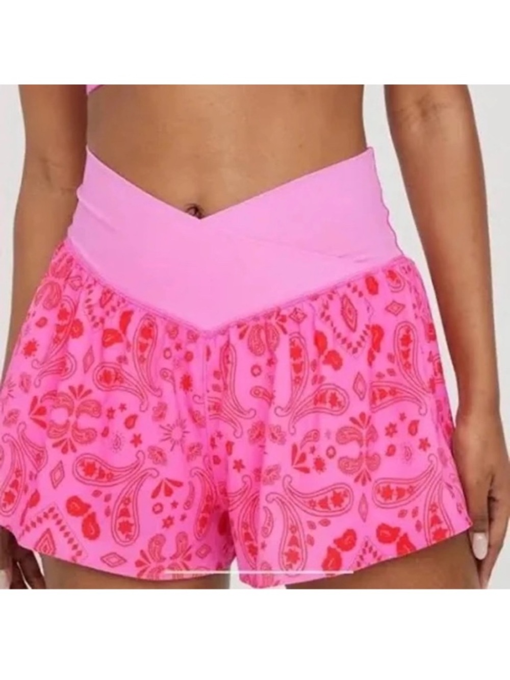 aerie Offline | Real Me Crossover Flowy Shorts